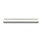 Aplică de perete argintiu-lucios LED (lungime 60 cm) Rocco – Trio