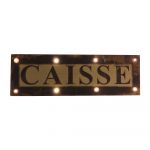 Tăbliță cu lumini Antic Line Caisse