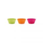 Set 6 forme colorate din silicon pentru brioșe Lékué, ⌀ 7 cm
