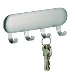 Cuier autoadeziv pentru chei iDesign Forma, 5,5 x 14 cm