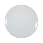 Farfurie desert din gresie ceramică Costa Nova Pearl, ⌀ 22 cm, alb