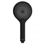 Pară de duș Wenko Matt, ø 12 cm, negru