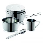 Set 7 vase de camping din inox Orion Track