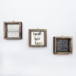 Semn 15x15 cm Mottos – Evila Originals