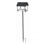 Colivie metalică și băț Esschert Design, înălțime 126 cm, gri antracit
