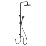 Set de duș negru din oțel inoxidabil 120 cm Water Saving – Wenko