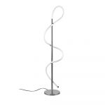 Lampadar argintiu lucios LED (înălțime 135 cm) Argos – Trio