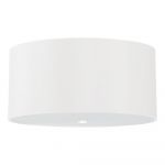 Plafonieră albă cu abajur din sticlă ø 50 cm Volta - Nice Lamps