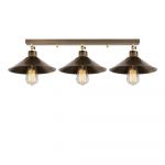 Plafonieră în culoarea bronz cu abajur din metal ø 24 cm Berceste – Opviq lights