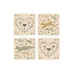 Set 4 suporturi din plută pentru pahare Cooksmart ® Foxy