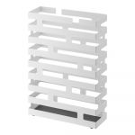 Suport pentru umbrele YAMAZAKI Brick, lățime 30 cm, alb