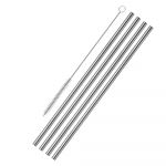 Set 4 paie din inox și perie pentru băuturi Westmark