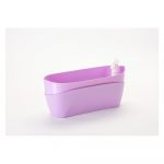 Ghiveci Plastia Doppio, roz pastel