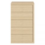 Comodă înaltă cu aspect de lemn de stejar 63x113 cm Hugo TemaHome