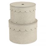 Set 2 cutii Bigso Box of Sweden Wilma, bej