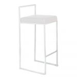 Scaune de bar albe 2 buc. 88 cm Dodo – Tomasucci