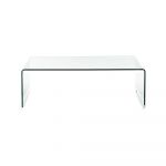 Măsuță de cafea din sticlă 55x110 cm Cristal – Tomasucci