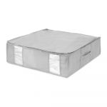 Cutie de depozitare pentru haine din material textil cu vacuum și pereți întăriți Granit – Compactor