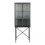 Vitrină gri 70x178 cm Boli – Dutchbone