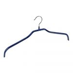 Set 4 umerașe antiderapante pentru haine și suporturi Wenko Hanger Slim, albastru