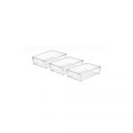 Organizator de frigider 3 buc. din plastic – Hermia