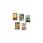 Set 5 tablouri Tablo Center Modern Woman