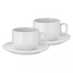 Cești albe pentru cappuccino din porțelan 2 buc. 160 ml Barista – WMF
