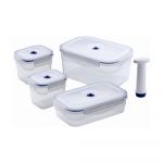 Set 4 recipiente pentru stocare alimente Compactor Food Saver