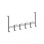 Cuier de ușă negru din metal 45 cm Lava – Metaltex