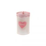 Recipient din metal Dakls Te Amo Puro, 1,1 l, roz