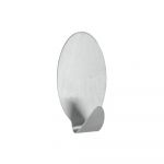 Set 4 cârlige autoadezive din oțel inoxidabil Metaltex Bob
