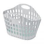 Coș de rufe pliabil Addis Flat Folding Laundry Basket, gri - verde