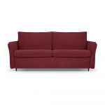 Canapea burgundy extensibilă 166 cm Dalida – Micadoni Home
