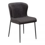 Scaun de dining gri închis Glam – DAN-FORM Denmark