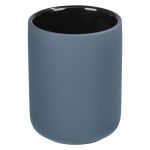 Suport din ceramică pentru periuțe de dinți Wenko Avellino, albastru