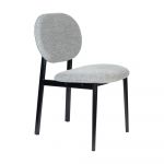 Scaun de dining gri deschis Spike – Zuiver