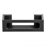 Raft pentru baie negru autoadeziv din plastic Bralia – Wenko