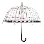 Umbrelă transparentă rezistentă la vânt Esschert Design, ⌀ 81 cm