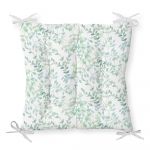 Pernă pentru scaun cu amestec de bumbac Minimalist Cushion Covers Delicate Greens, 40 x 40 cm