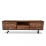 Masă TV în decor din lemn de nuc Furnhouse Tokyo, maro