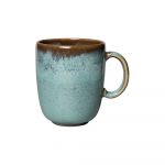 Cană din gresie ceramică Villeroy & Boch Like Lave, 400 ml, turcoaz - maro