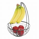 Coș cu cârlig pentru fructe iDesign Austin, ø 27,31 cm, negru