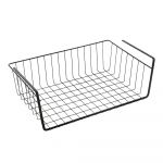 Coș suspendat pentru raft bucătărie Metaltex, lungime 40 cm, negru