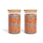 Recipiente 2 buc. din sticlă pentru alimente – Bonami Essentials