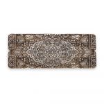 Cuier de perete din lemn de pin Tierra Bella Mandala, 50 x 20 cm