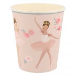 Pahare de unică folosință 8 buc. din hârtie Ballet – Meri Meri
