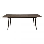 Masă de dining cu aspect de lemn de ulm 100x220 cm Bone – DAN-FORM Denmark
