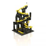 Set pistă cu bile și cuburi Hubelino Pi Medium, 99 piese