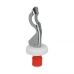 Set 2 capace din inox pentru sticlă Metaltex