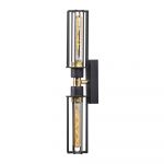 Aplică de perete neagră/aurie ø 8 cm Fellini – Opviq lights